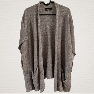 eskandar | 100% Linen Open Front Oversized Cardigan O/S